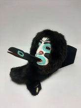 Load image into Gallery viewer, Raven mask by Gary Peterson