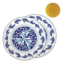 Load image into Gallery viewer, Porcelain art dinner plates (set of 2)