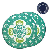 Load image into Gallery viewer, Porcelain art dinner plates (set of 2)
