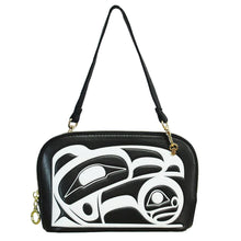Load image into Gallery viewer, Roy Henry Vickers Raven Convertible Crossbody Bag