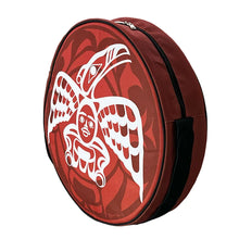 Load image into Gallery viewer, Roy Henry Vickers White Raven 17in Drum Bag