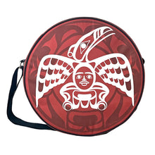Load image into Gallery viewer, Roy Henry Vickers White Raven 17in Drum Bag