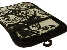 Load image into Gallery viewer, Bill Helin Many Whale Pocket potholder