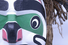 Load image into Gallery viewer, Half Moon Dancing Mask by Ned Matilpi