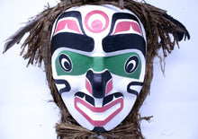 Load image into Gallery viewer, Half Moon Dancing Mask by Ned Matilpi
