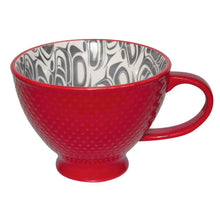 Load image into Gallery viewer, Porcelain Art Mug - Transforming Eagle - Ryan Cranmer (Red)