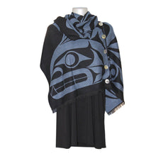 Load image into Gallery viewer, Button Shawl - Thunderbird and Whale by Maynard Johnny Jr.