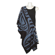 Load image into Gallery viewer, Button Shawl - Thunderbird and Whale by Maynard Johnny Jr.