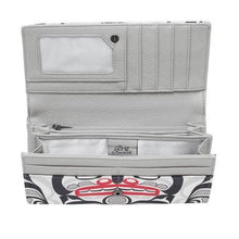 Load image into Gallery viewer, Curtis Wilson Killer Whale Crosshatch Wallet