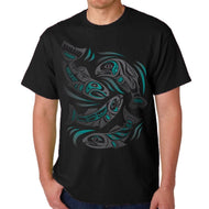 T-shirt - Sacred Salmon by Paul Windsor