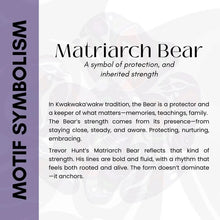 Load image into Gallery viewer, Scented Candle with 'Matriarch Bear' by Trevor Hunt (Kwakwaka'wakw Nation)
