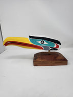 Small Seagull mask on stand by Aubrey Johnston Jr