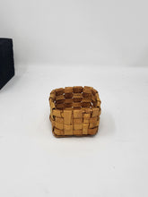 Load image into Gallery viewer, Small cedar woven basket by Jennifer Glendale
