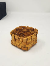 Load image into Gallery viewer, Small cedar woven basket by Jennifer Glendale
