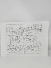 Load image into Gallery viewer, Salmon print by Bruce Alfred
