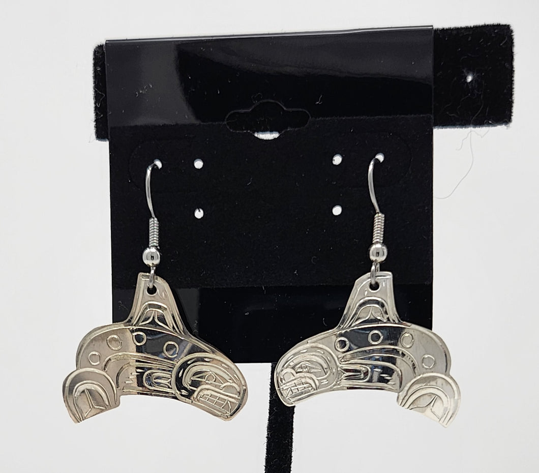 Cut out earrings - Killer whale by Billy Cook