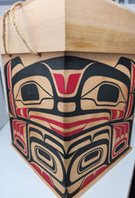 Load image into Gallery viewer, Bentwood box by Bruce Alfred and Brennan Sawyer
