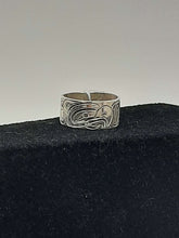 Load image into Gallery viewer, 3/8&quot; Thunderbird ring - size 9 by Billy Cook

