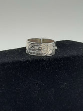Load image into Gallery viewer, 3/8&quot; Killer whale ring - size 10 by Billy Cook
