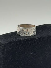 Load image into Gallery viewer, 3/8&quot; Killer whale ring - size 10 by Billy Cook
