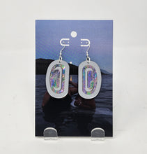 Load image into Gallery viewer, Abalone Ovoid earrings
