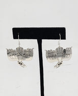 Diving Crow earrings by Edwin Neel
