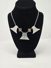 Load image into Gallery viewer, Silver hat necklace by Val Lancaster
