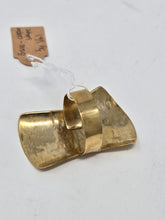 Load image into Gallery viewer, Brass large copper shape ring by Val Lancaster
