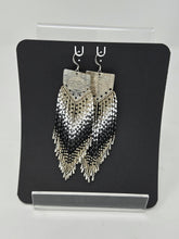 Load image into Gallery viewer, Assorted silver beaded earrings by Valerie Lancaster
