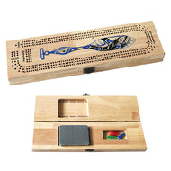 3-Track Cribbage Board - Whale Paddle