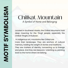 Load image into Gallery viewer, Scented Candle with 'Chilkat Mountain' by Michelle Stoney (Gitxsan and Cree Nation)
