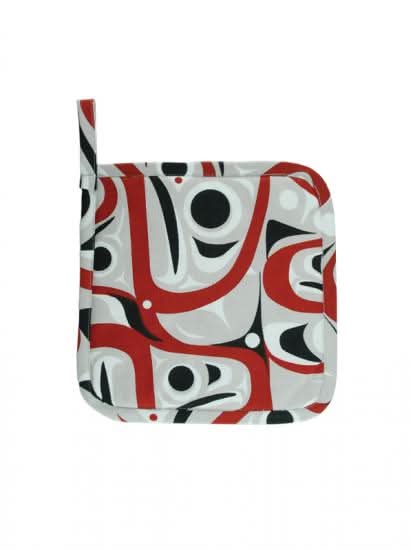 Salmon Pot Holder by Jim Charlie