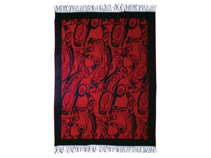 Kelly Robinson Orca Blanket Red