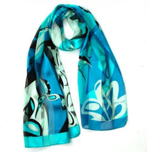 Load image into Gallery viewer, Hummingbird Silk Scarf by Andrew Williams
