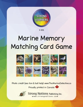 Strong Learners Memory Matching Cards: Marine
