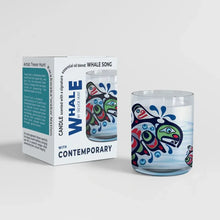 Load image into Gallery viewer, Scented Candle with 'Whale' by Trevor Hunt (Kwakwaka'wakw Nation)
