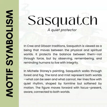 Load image into Gallery viewer, Scented Candle with 'Sasquatch' by Michelle Stoney (Gitxsan and Cree Nation)

