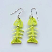 Load image into Gallery viewer, Salmon Ghost (small) Earrings by Copper Canoe Woman
