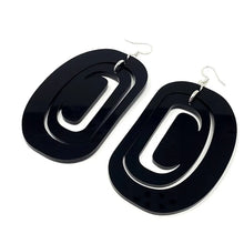 Load image into Gallery viewer, Large Ovoid earring by Copper Canoe Woman
