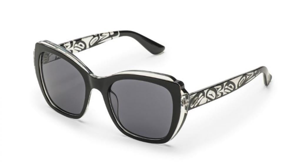 Jackie Sunglasses Eagle Playing by Corrine Hunt