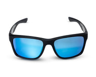 Jeremy Unisex Sunglasses Frog (Black w/Blue Flash)