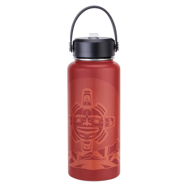 Wide Mouth Insulated Bottle (32oz) - Chilkat Sun by Nahaan