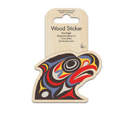 Wood Sticker - First Eagle by Maynard Johnny Jr