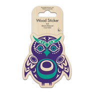 Wood Sticker - Owl by Simone Diamond