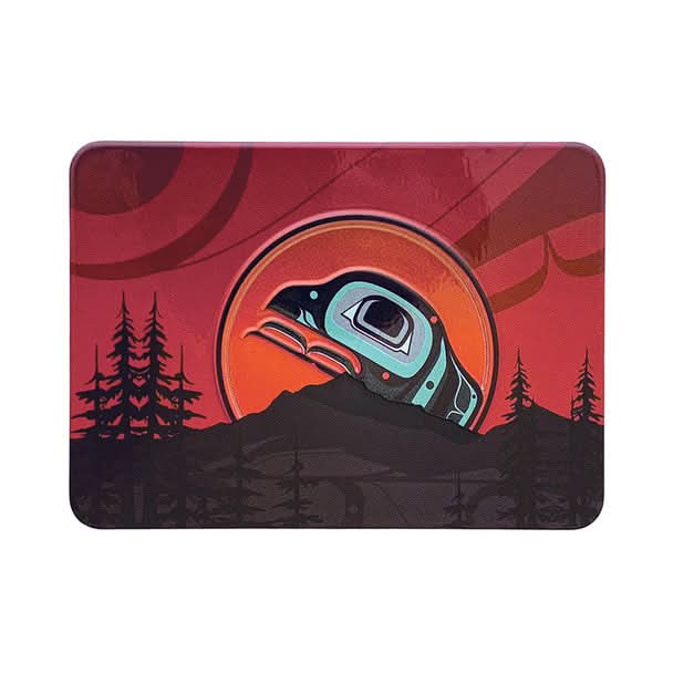 Embossed Metal Magnet - The Light Keeper by Adam Lewis