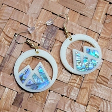 Load image into Gallery viewer, Abalone Mountain earrings by Copper Canoe Woman

