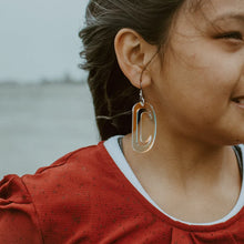 Load image into Gallery viewer, Small Ovoid earrings by Copper Canoe Woman
