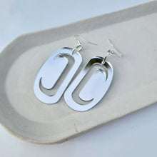 Load image into Gallery viewer, Small Ovoid earrings by Copper Canoe Woman
