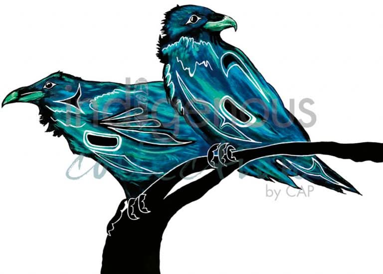 Two Ravens by Diane Levesque