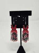 Load image into Gallery viewer, Red dress earrings by Augusta Gladstone
